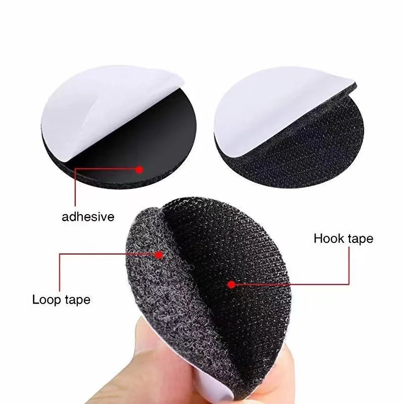 Round Velcro Tape Dots (pack of 10) + 2 pc free for only today