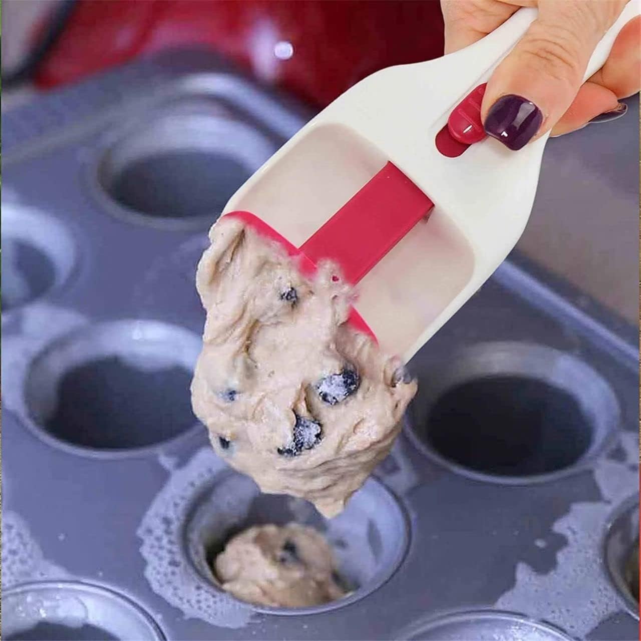 Cupcakes, Muffins Non-stick Batter Scoop Spatula