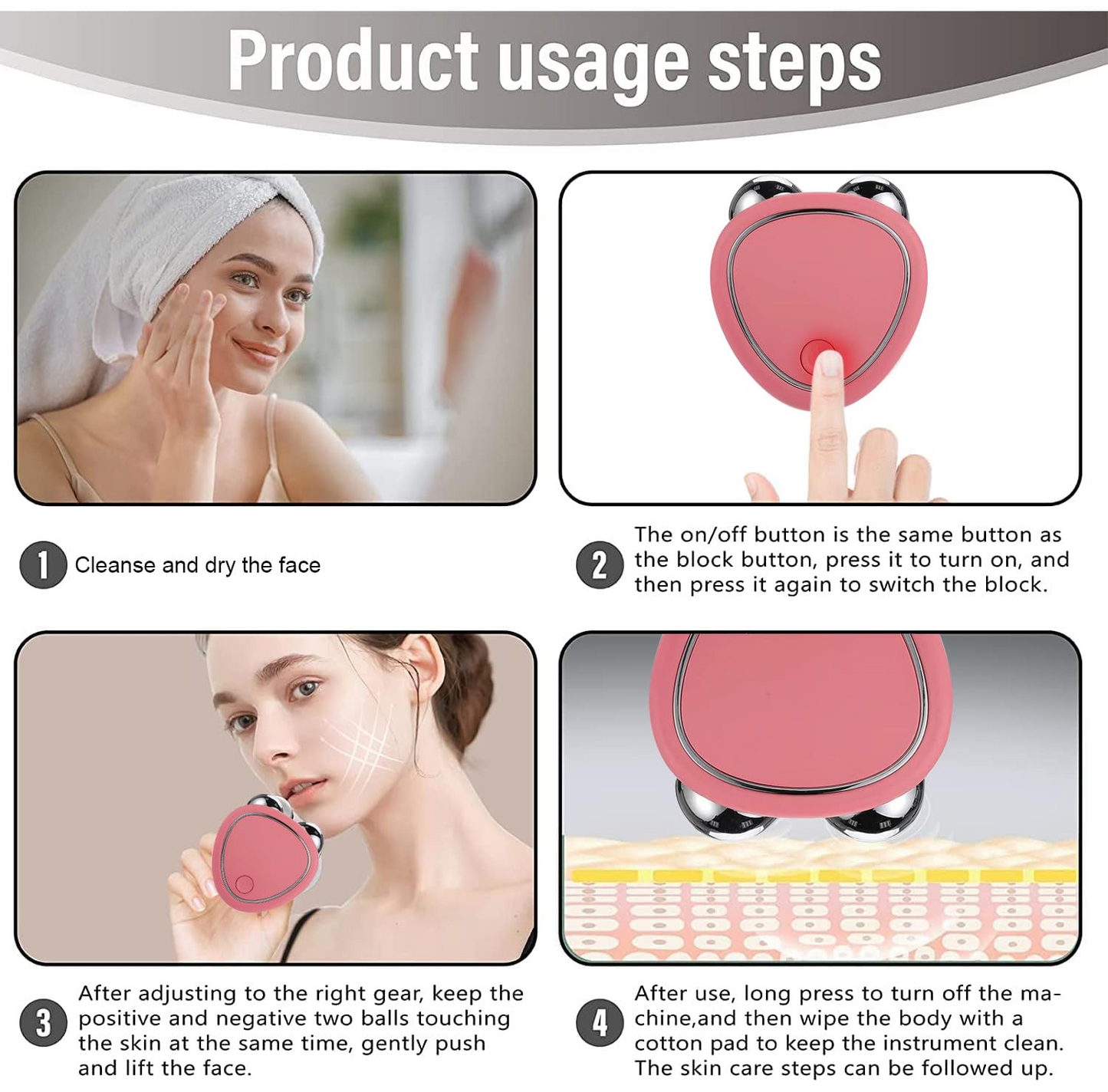 ✨GlowLift Microcurrent To Facialning Device