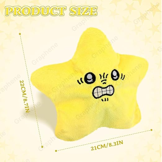 Rechargeable Angry Starfish Plush Stuffed Toy