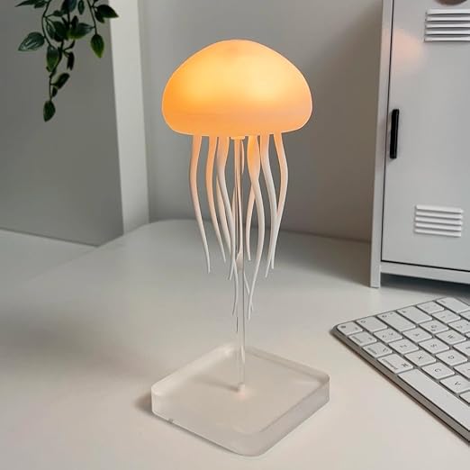 Jellyfish LED Night Lamp with Dancing Tentacles