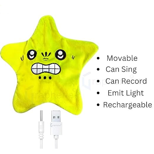 Rechargeable Angry Starfish Plush Stuffed Toy