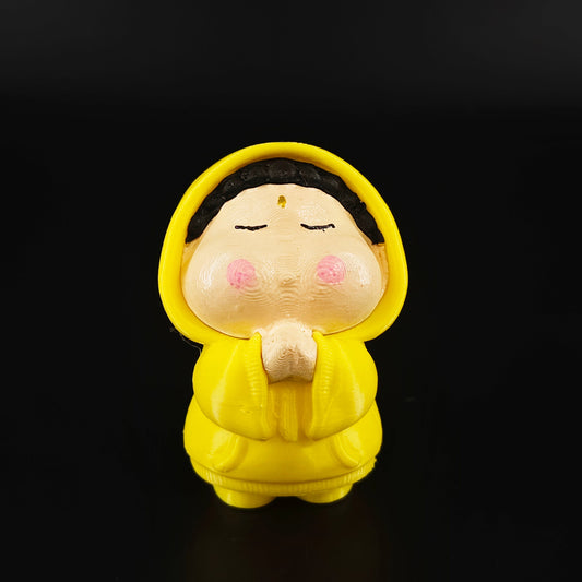 Hoodie Cute Dancing Monk