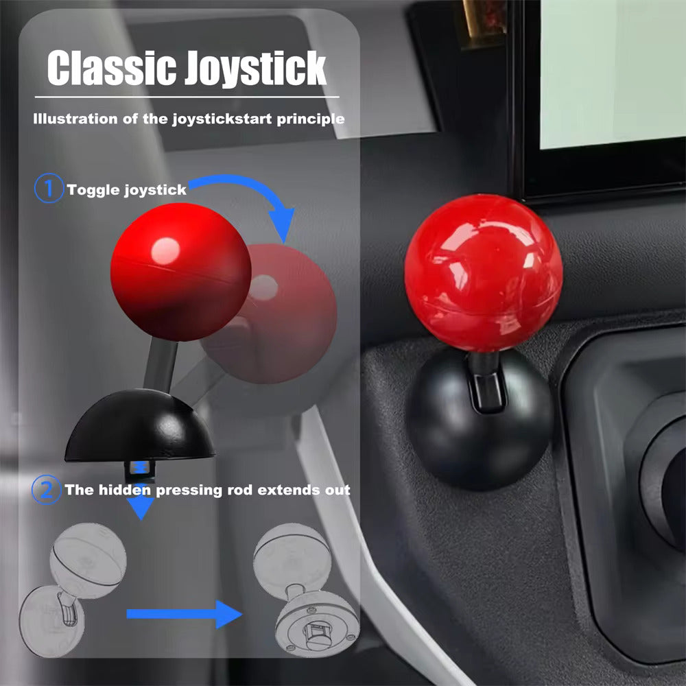 Engine Start Stop Joystick Push-to-Start Rocker Lever Car One-Touch Start Button