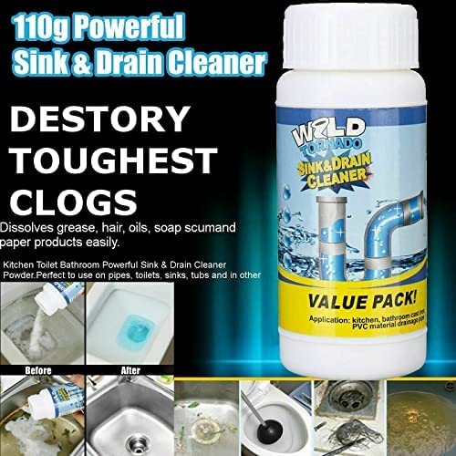 🔥🔥🔥BUY 1 GET 1 FREE 🔥🔥Powerful Sink & Drain Blockage Cleaner Powder