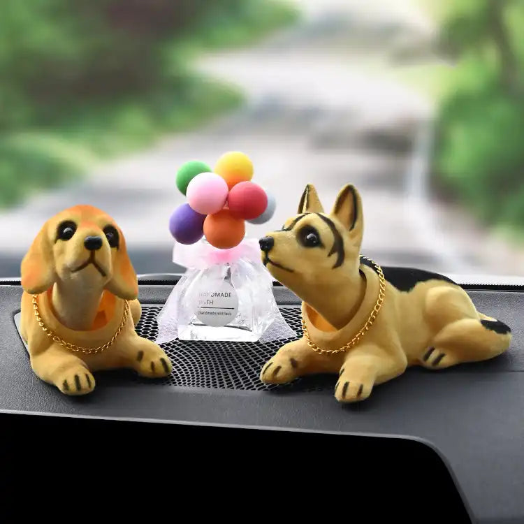 Shake Head Dog Car Dashboard Companion