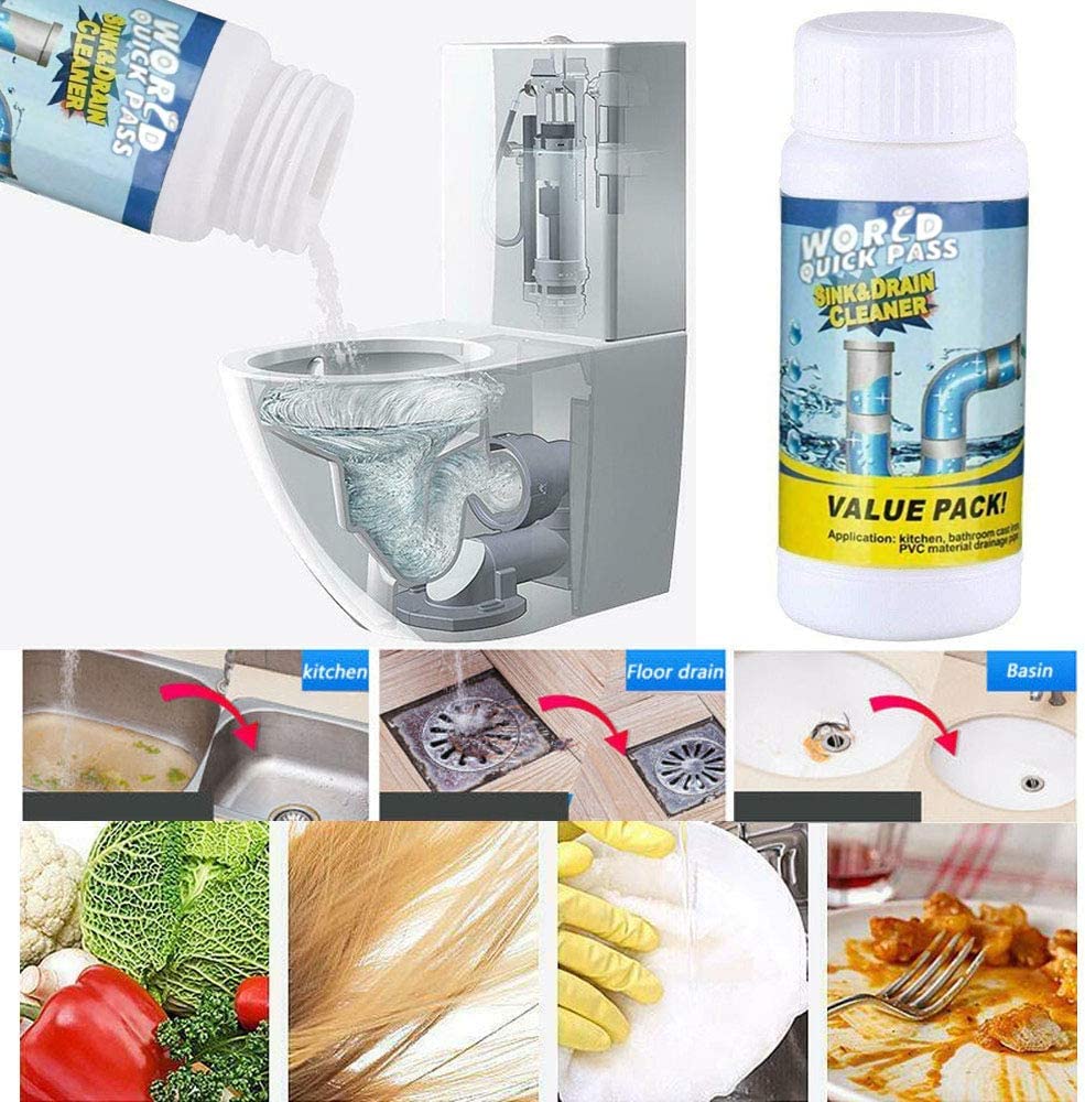 🔥🔥🔥BUY 1 GET 1 FREE 🔥🔥Powerful Sink & Drain Blockage Cleaner Powder