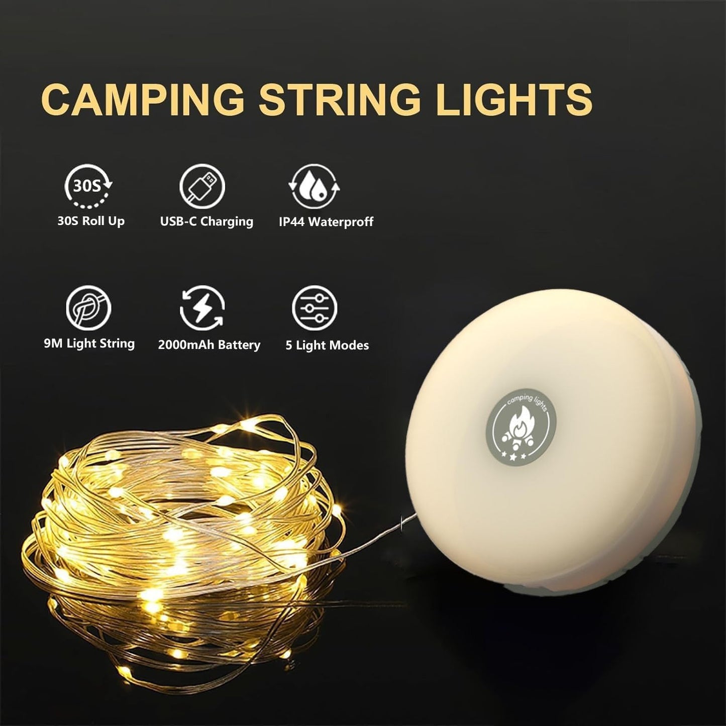 Waterproof Portable Camping Light (10meter)