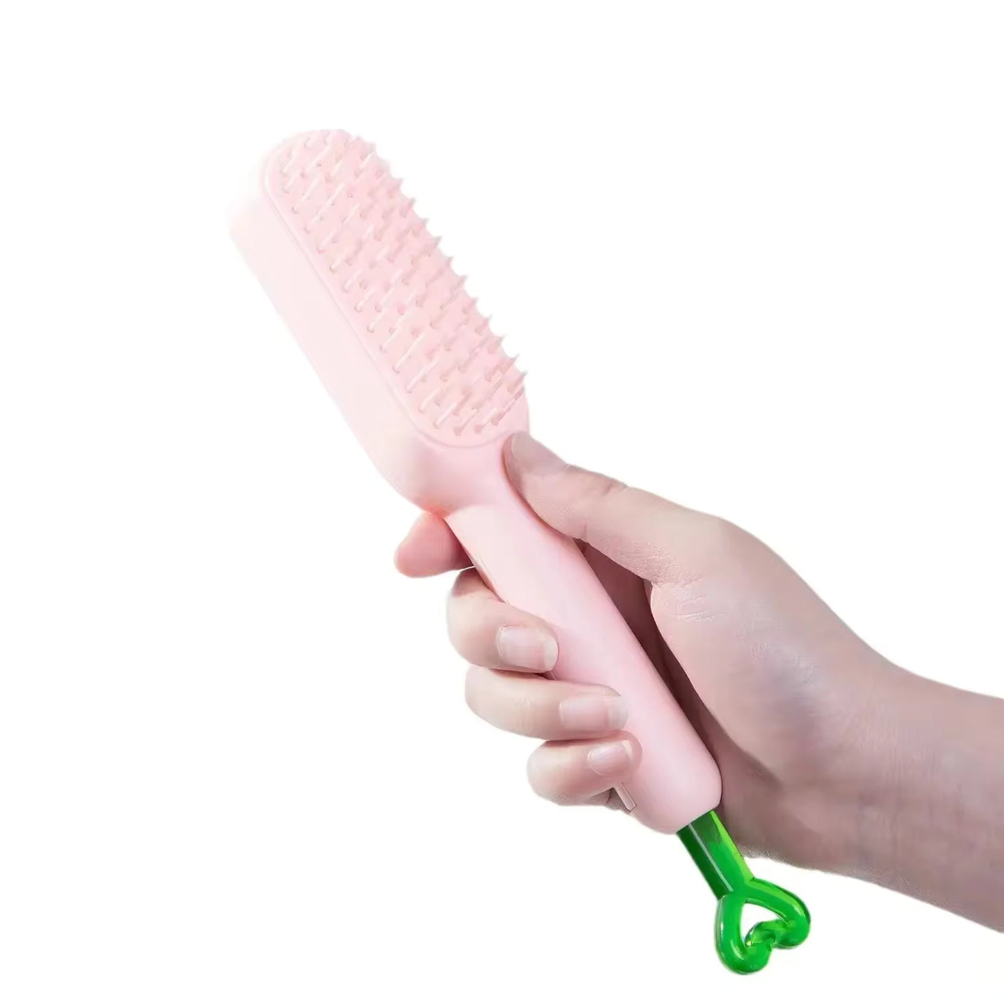 Easy Clean Retractable Hair Brush with Detangling 3D Air Cushion Self Cleaning Massage