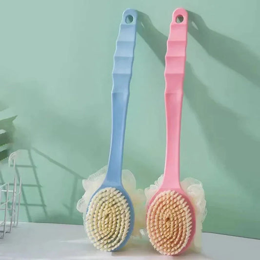 Skin-Friendly 2 in 1 Bath Scrubbing Brush