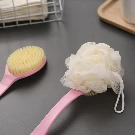 Skin-Friendly 2 in 1 Bath Scrubbing Brush
