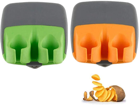 🔥 Buy 1 Palm Peeler, Get 1 FREE! 🔥 Pcs Hand Vegetable Peeler Palm Peeler Rubber Finger Grips Comfortable