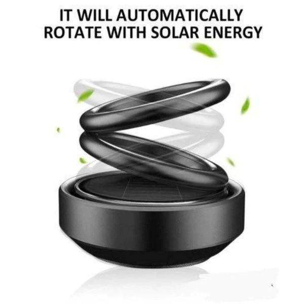 Solar Powered Rotating Solar Crystal Car Air Freshener