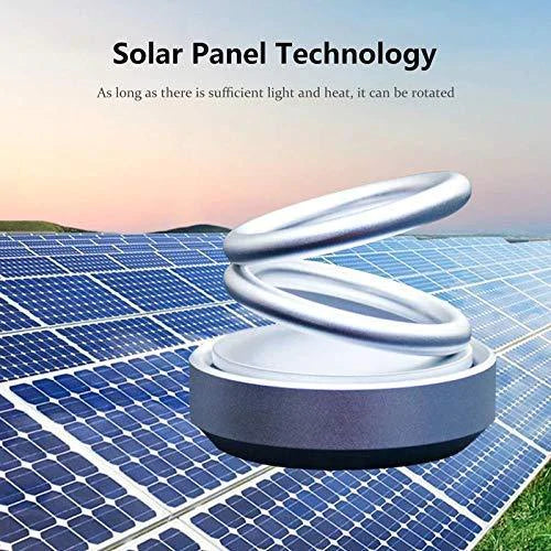 Solar Powered Rotating Solar Crystal Car Air Freshener