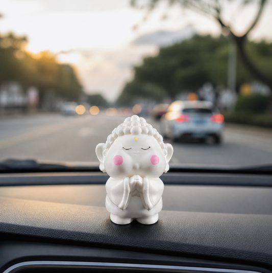 Chubby Calm Monk – Baby Buddha Car Dashboard Idol