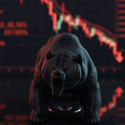 Stock Market Bear – Premium 3D Render