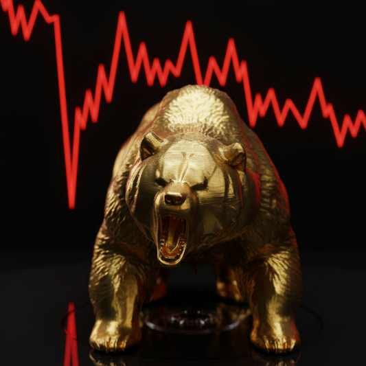 Stock Market Bear – Premium 3D Render
